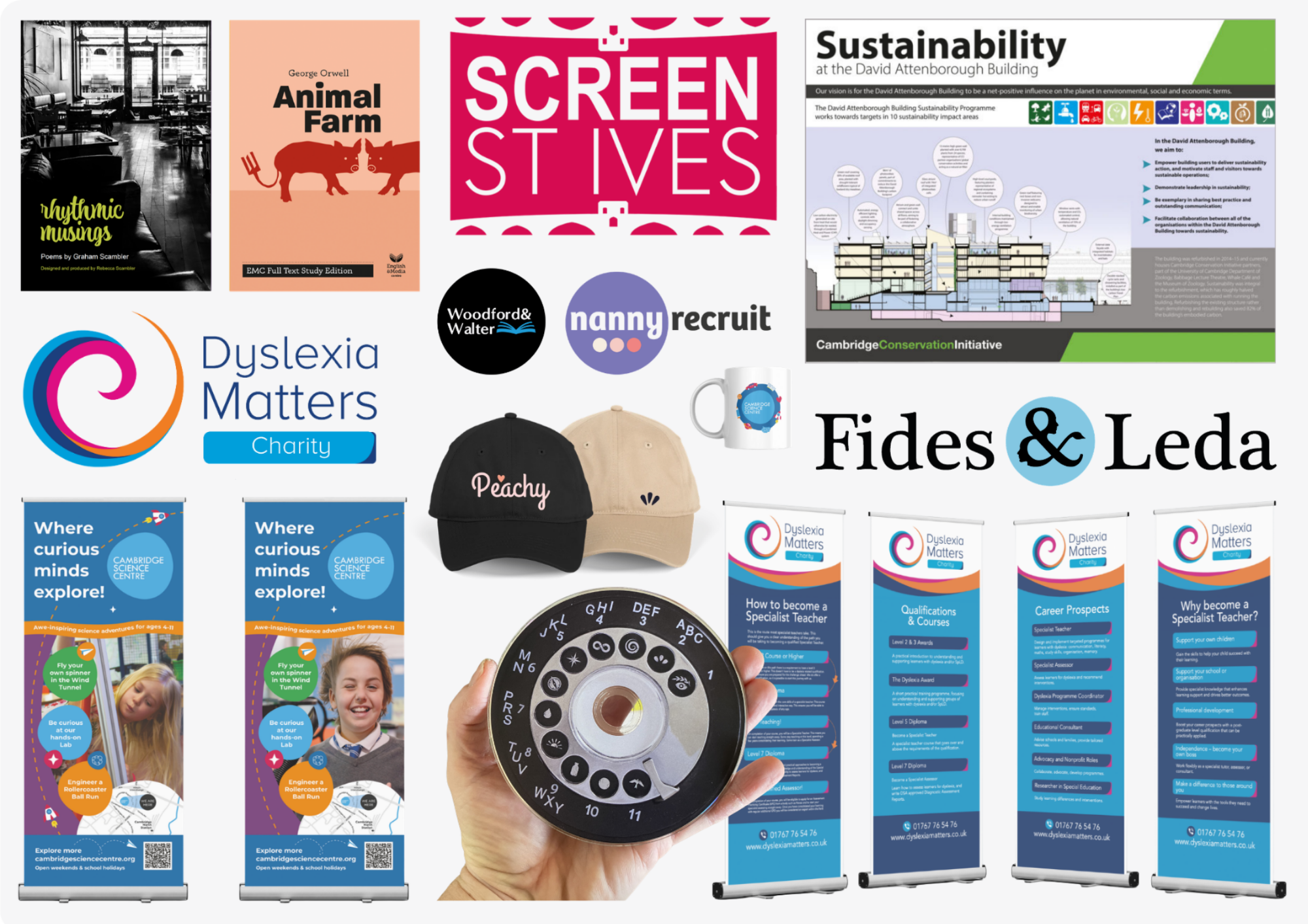 selection of client design work
